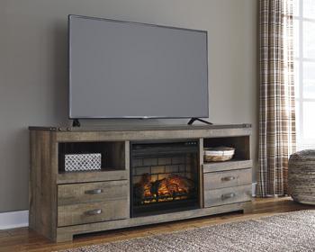 Trinell 63" TV Stand with Electric Fireplace