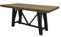 Loft Brown Rectangular Dining Table in Two Tone image