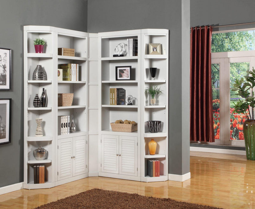 Parker House Boca 32" Open Top Bookcase in Cottage White