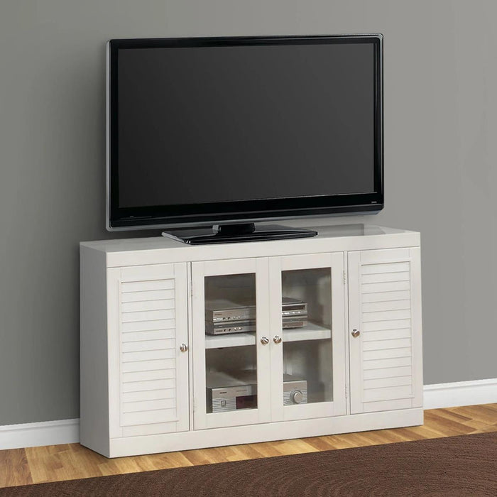 Parker House Boca 5-Piece Entertainment Wall in Cottage White