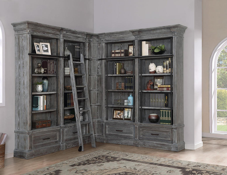Parker House Gramercy Park 3pc Museum Bookcase in Vintage Burnished Smoke-3