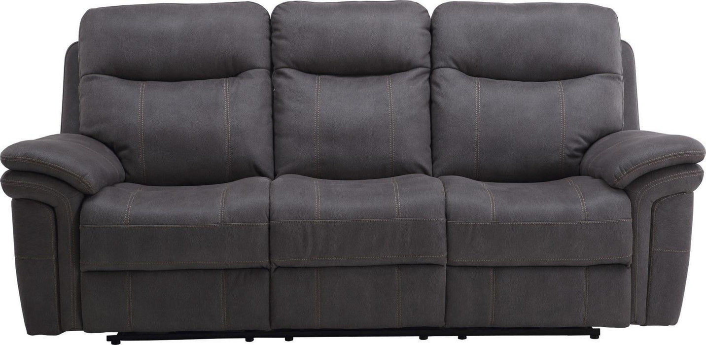 Parker House Mason Sofa Dual Reclining Power with USB Charging Port and Power Headrest in Charcoal