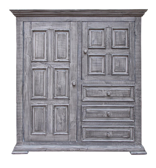 Terra Gray 3 Drawers, 2 Doors Gentleman‚Äôs Chest image