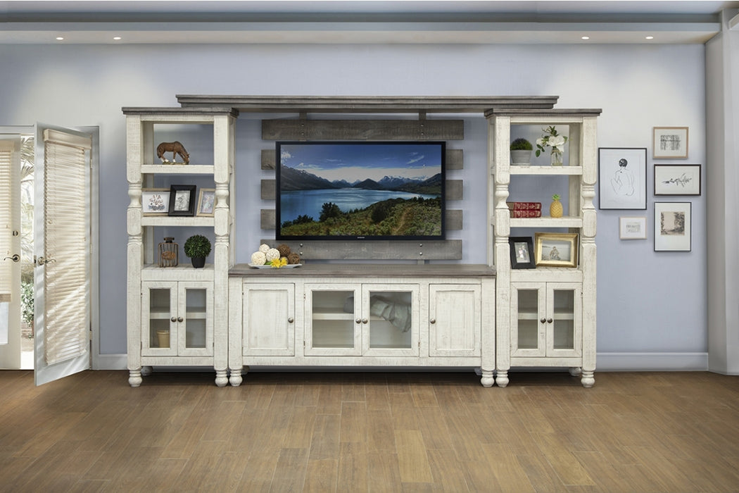 Stone 2 Door Bookcase Pier for Wall Unit