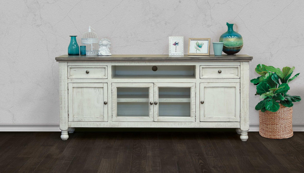 Stone 2 Drawers, 4 Doors 80‚Äù TV Stand image