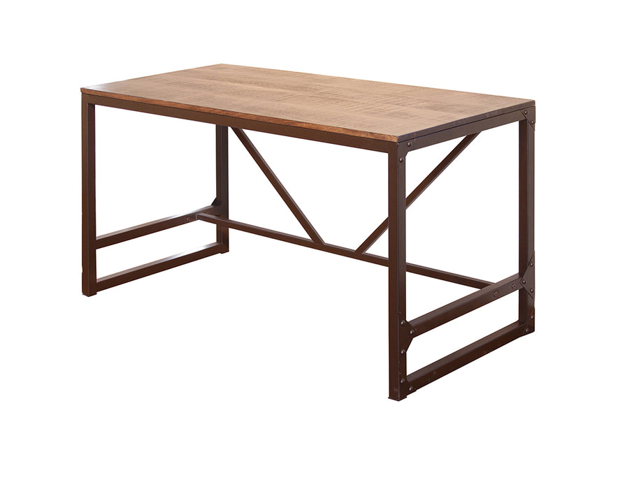 Urban Gold Desk w/Wood Top & Iron Base* image