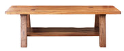 Parota Bench- Solid Wood, w/Shelf* image